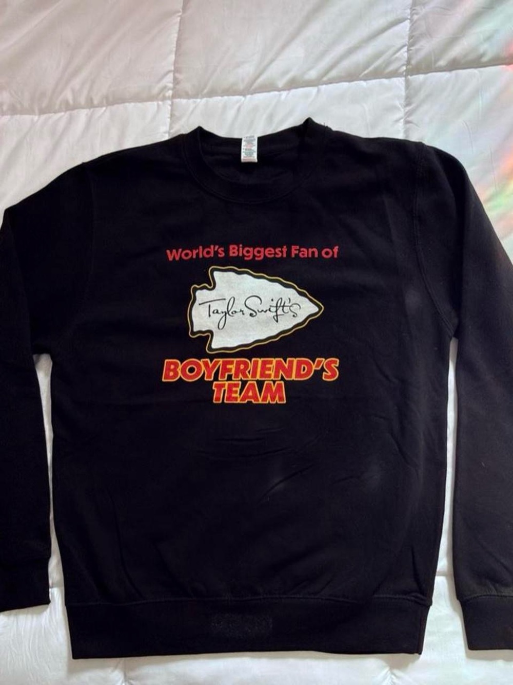 taylor swift boyfriend’s team crewneck ❤️🏈